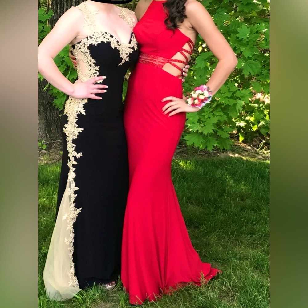 Ellie Wilde Prom Dress in Red